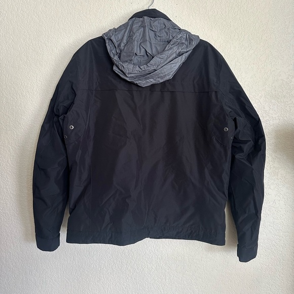 Massimo Dutti Concealed Hood Jacket With Pockets Sz L NWOT - Picture 4 of 8